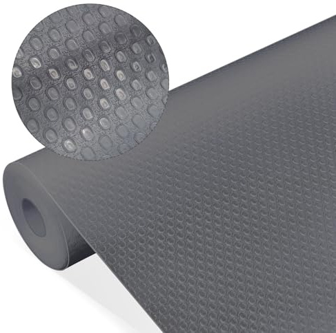 Tekenewbse Schubladenmatte, 44x500 cm Transparent Antirutschmatte, Anti Rutsch Matte, Schubladen Matte, Rutschmatte Schublade, Antirutschfolie Kühlschrank Schrankpapier Antirutschmatten