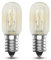 EASYIVY Ampoule E14 pour Lampe de Sel, Ampoule Frigo E14 Dimmable pour Lampe à Sel, Refrigerateur, Machine à Coudre, 100LM, Blanc Chaud 2700K, Lot de 2