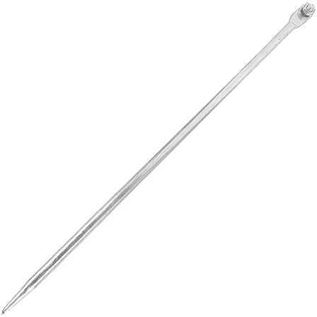 Ground Rod Bar Galvanize Ground Probe Rod Grounding Pin Grounding Wire Zinc Grounding Rod Earthing Grounding Rod for House Outdoor Electrical Electrode Grounding Rod Iron Silver