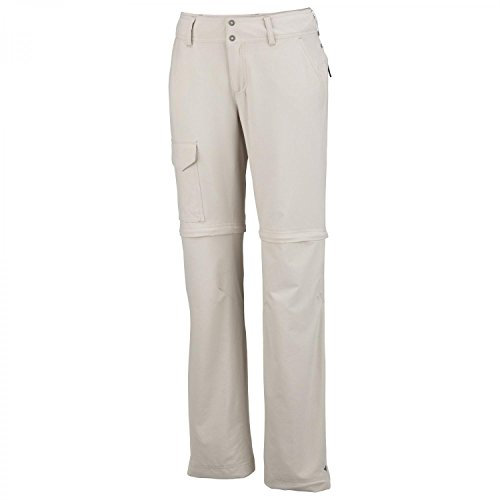 Columbia 2-in-1 Wanderhose für Damen, Silver Ridge Convertible Pant, Nylon, Beige (Fossil), Gr. W42/R, 1443271