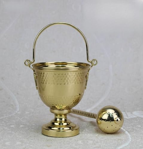 Brass Holy Water Pots and Water Sprinkler for Church SS-1-Q4. Our Company Have 11 Kinds of holy Water Pot for Your Choice