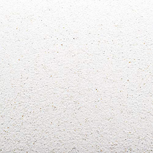 Baumwollputz Schneeweiß mit verschiedenen Gold- und Silberglimmern - Flüssigtapete aus weißer Baumwolle und Effektmaterialien 1kg für ca. 4m²