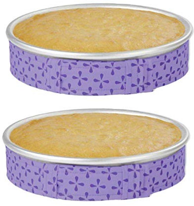 Cabilock 2pezzi Strisce Riutilizzabili per Teglia da Forno per Cottura Uniforme delle Torte e Pane Protezione per Teglia da Forno Accessori da