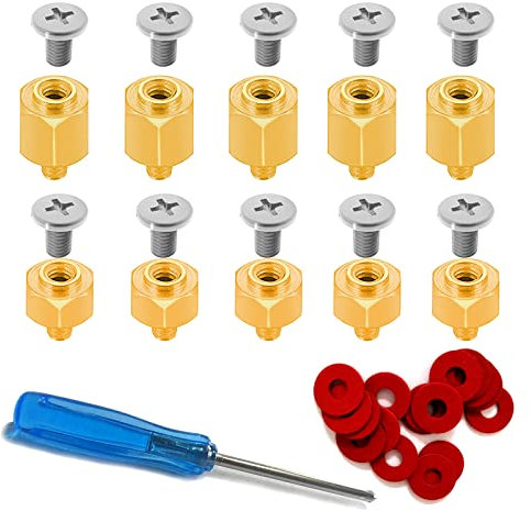 M.2 SSD NVMe Montage Schrauben Set,M.2 SSD Schraubenset PC-Motherboard Computerschrauben für Asus und ASRock M2 Nvme SSD (A SUS & A SROCK)