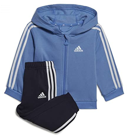 adidas Unisex Baby Trainingsanzug, Blue Fusion/Bold Gold/White, 80