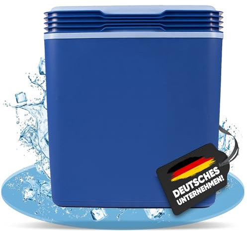 Kühlbox Coolbox Thermobox Picknick Camping 32Liter Warmhaltebox blau