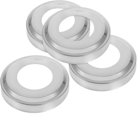 ANDRESLAD 4pièces Lot de Tubes De Protection pour Rampe De Piscine Acier Inoxydable Et Plaque pour Remplacement Échelle Creusée