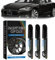 3 Pcs Lackstift Schwarz Felgen Lackstift 30ml Auto Lackstift Schwarz Auto Felgenreparatur Lackstift Felgen Lackstift zum Entfernen von Kratzer, Felgen Lack Reparaturstift, für Auto-und Motorradreifen