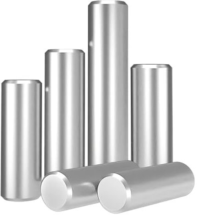 Qrity 30 Pièces Goupilles Cylindriques M5x25mm Goujon Broche en Acier Inoxydable, Cylindrique Étagère Support pour Positionnement et une Connexion Précis
