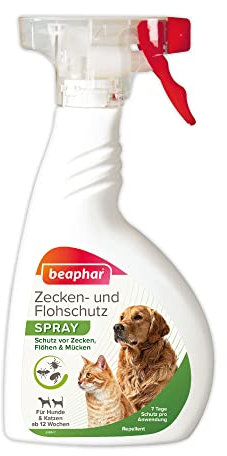 beaphar Zecken- und Flohschutz Spray Hund/Katze 400 ml