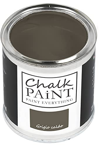 Chalk Paint Everything® Grigio Caldo (Warm Grey) – 750 ml Water-Based Chalk Paint for Shabby Chic Furniture, Décor, and Upcycling Projects – Non-Toxic, Easy to Apply