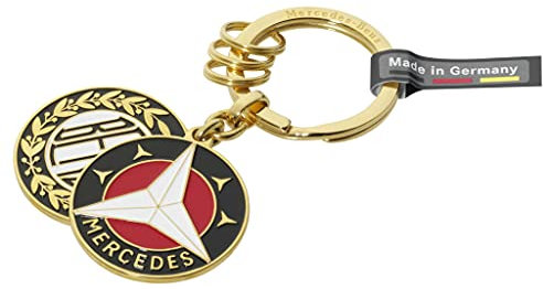 Mercedes-Benz Schlüsselanhänger Sindelfingen | goldfarben | Messing