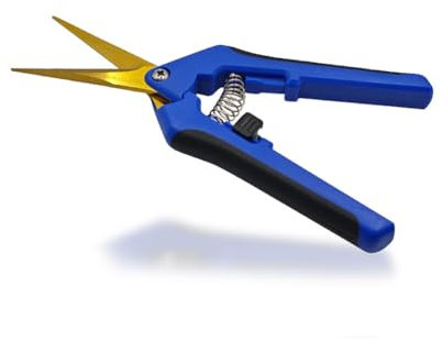 SHUNCHG Gartenschere Ernteschere mit Gerader Kopf Klingen und Titan-Antihaftbeschichtung, Trimmschere Gartenarbeit für Garten Bonsai Pflanzen Blumen Ernte Obst Gemüse, Rosenschere, Pflanzenschere