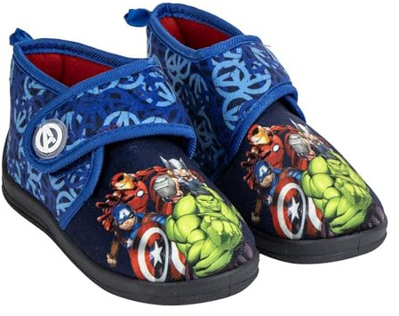 CERDÁ LIFE'S LITTLE MOMENTS Mixte Enfant Zapatillas De Casa Media Bota Avengers, Bleu, 28 EU