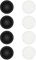 8 Pezzi Cappuccio di ricambio per joystick, Cappucci Protettivi in Silicone per Joystick Switch/Lite, Joystick Thumb Grip Cap,Replacement Joystick Covers, Coperture Thumbstick 3D