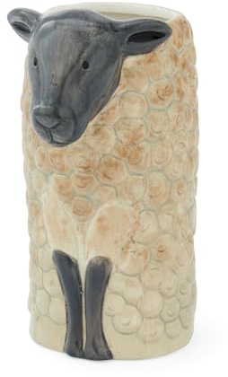 Cooksmart Highland Sheep Stoneware Utensil Pot