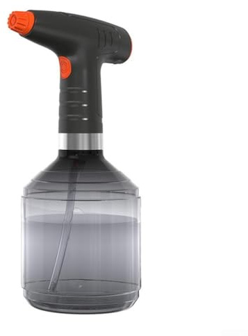 FUBESK Elektrisk sprayflaska USB-uppladdningsbar 900 ml med en knappfunktion för rengöring och trädgårdsarbete