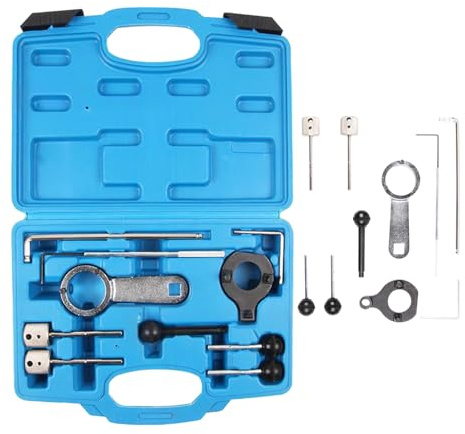 Sionhiuo Herramienta de Cadena de Distribución,Herramienta de Ajuste para Correa de Distribución Automotriz | Kit de Herramientas de Bloqueo para Calado | para Cigüeñal de Motor de Gasolina y Sujeción