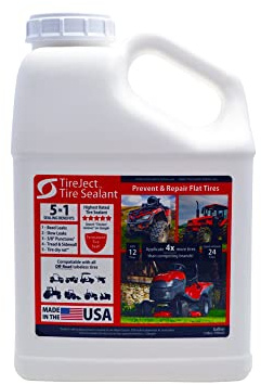 TireJect Ricarica sigillante per pneumatici fuoristrada (flacone da 130 once) - Applicare 12 pneumatici ATV, utilizzare il 75% in meno di sigillante per pneumatico