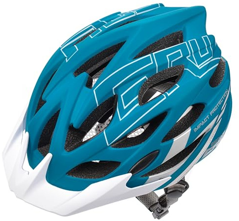 meteor® Casco Bicicleta Helmet de Bici para jóvenes y Adultos para Ciclismo MTB Road Race Montaña BMX Carretera y Otras Formas de Actividad Ciclista Casco Protección Gruver
