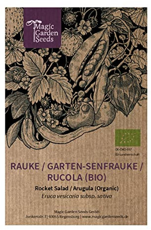 Rauke 'Esmee' / Garten-Senfrauke/Rucola (Eruca vesicaria subsp. sativa) Bio - ca. 1000 Samen