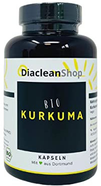 Bio Kurkuma 180 Kapseln - 600mg je Kapsel - 3600mg je Tagesdosis - hochdosiert - vegan - ohne Zusätze - Bio Qualität als Nahrungsergänzungsmittel…