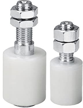 DOJA Industrial | Rodillos Nylon Puerta Corredera | 25 x 35 | 4 Unidades | Ruedas Guia | Aplicación: Puerta Electrica, Cinta Transportadora, Puerta Corredera, Rueda Transpaletas