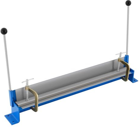 Abkantbank Blechbiegemaschine 760mm, Manuelles Blechbiegewerkzeug, 90° Biegemaschine Schwenkbiegemaschine Biegemaschi Kantbank Für Bleche Bis 1,2 mm