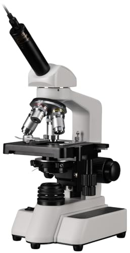 Bresser Microscope numérique avec Caméra 40x-1000x, Full HD, monoculaire