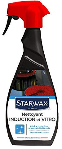 STARWAX Reinigungsmittel für Glaskeramik und Induktion – 500 ml – ideal zum Reinigen von Glaskeramik- und beschichteten Kochfeldern – glänzender Untergrund – ohne Spuren