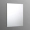 Kiamami Valentina Specchio bagno semplice con telaio in abs grigio 70x60