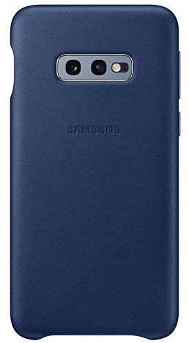 Coque en Cuir Bleu Marine Galaxy S 10 E