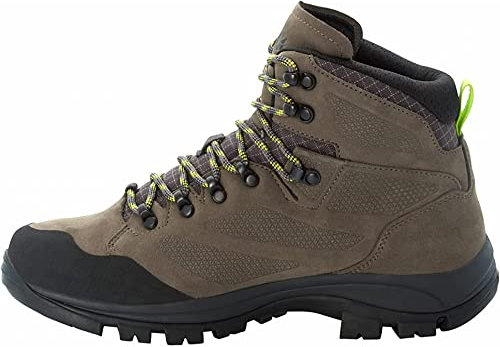 Jack Wolfskin Herren Rebellion Texapore Mid M, Brown / Red, 42 EU