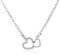 EIHI Collana a Forma di Cuore da Donna, Collana a Forma di Cuore, Collana da Donna, Collana con Ciondolo a Forma di Cuore Doppio, Regalo per Moglie, Signora, Madre, Fidanzata, Famiglia