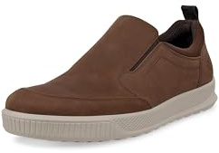 ECCO Men's Byway Epoch Slip On Sneaker, Cocoa Brown Nubuck, 11-11.5