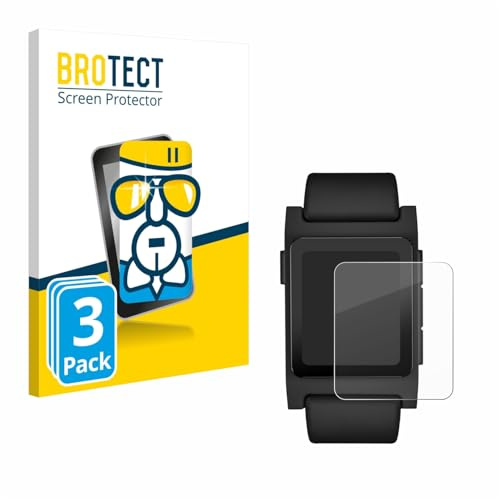brotect Glass Screen Protector Film compatible with Pebble 2 Duo 2025 (3 Pack) - Glass-Foil 9H Protection [Scratch Resistant, High Clarity]