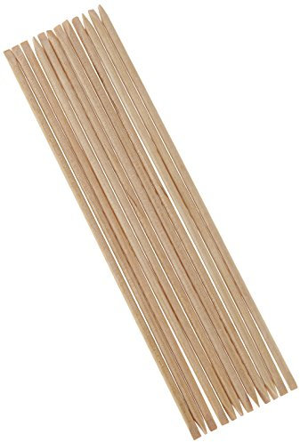 JESSICA Orangewood Nail File, 12 Count, Clear, Fine Grit