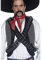 Smiffys Authentische Western Kollektion, Leder-Patronengurt, Schwarz