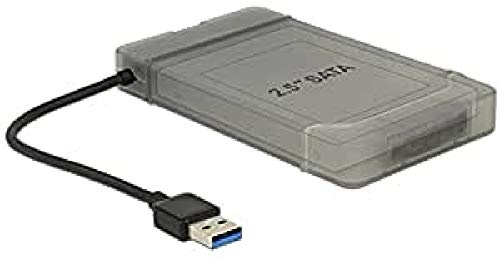 DeLock 62742 Konverter USB 3.0 auf SATA 22 Pin mit 6, 35 cm (2, 5 Zoll) Schutzhülle