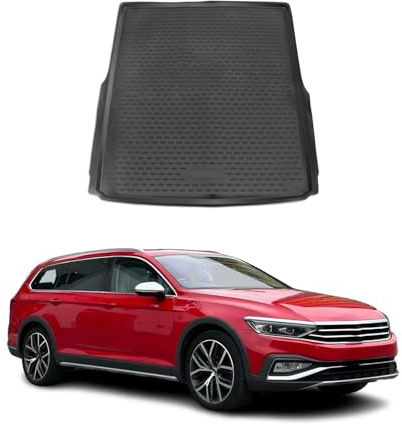 OMAC Kofferraummatte Kofferraumwanne kompatibel mit VW Passat B8 Variant 2014-2023 Gummi TPE