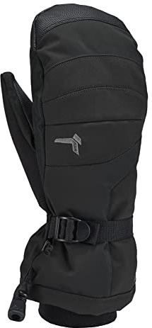 Kombi Men's Storm Cuff Soft Warm Insulated Waterproof Breathable Comfortable Durable Winter Skiing Mittens, Black, X-Large