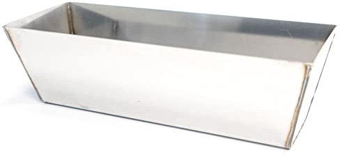 Toolty Plasterers Mud Pan Stainless Steel - 315mm - 12 - for Mixing Plastering Grounting - Welded - DIY