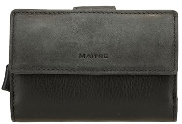 Maitre Slim Wallet für Damen und Herren, mit RFID Blocker, Geldbörse mit Münzfach, Kartenhalter mit Kreditkartenfach
