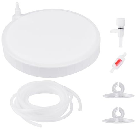 Flintronic Aquarium Luftstein Nano, Sprudelstein für Aquarium Teiche, Ultra-leiser Sprudelstein Teich Aquarium Luftausströmer für Gelösten Sauerstoff Lässt Super Tiny Bubble für Aquarien Teiche(150mm)
