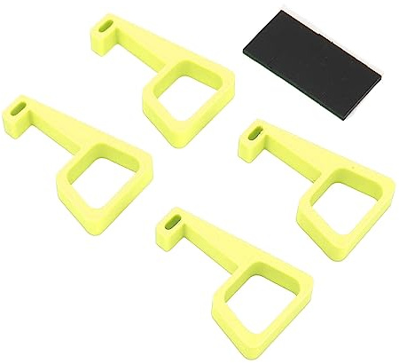 Generic Soporte para Pies de Enfriamiento para Consola de Juegos, Accesorios de 4 Piezas, Soporte para Pies de Elevación Horizontal, Patas de Enfriamiento (YELLOW)