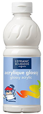 Lefranc Bourgeois Acrilico Glossy 500 ml - Vernice Trasparente con Brillantini