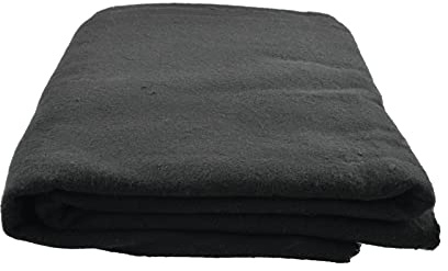 EUROPALMS Molton schwarz 300x100cm | Der multifunktionale Stoff für Profi-Anwendungen