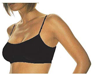 BRASSIERE DONNA POMPEA ART BRASSIERE 02B COL. E MIS. A SCELTA (S-M, NERO)