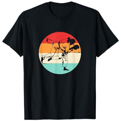 Judo Uchi-Mata Judoka rétro vintage pour homme, femme, adolescent T-Shirt