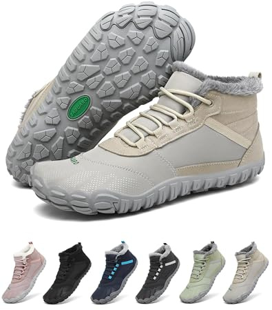 SAGUARO Barefoot Stivali da Neve Donna Uomo Caldo Antiscivolo Caloroso Inverno All'aperto Escursionismo Scarpe Impermeabile